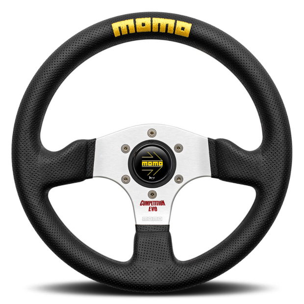 MOMO Steering Wheel Leather COMPETITION EVO BLK 320MM