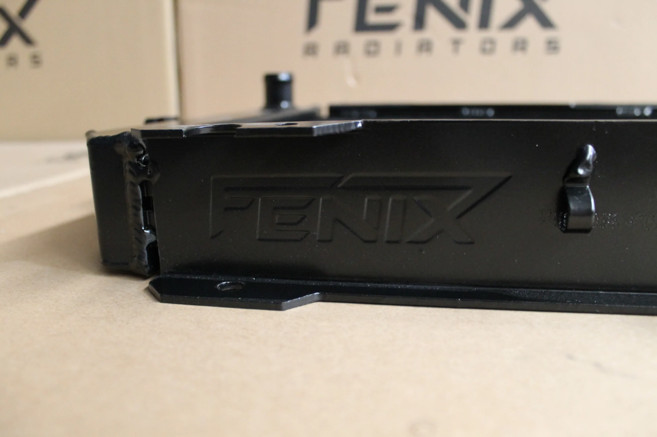 Datsun 1200 Ute Full Alloy Performance Radiator - Black