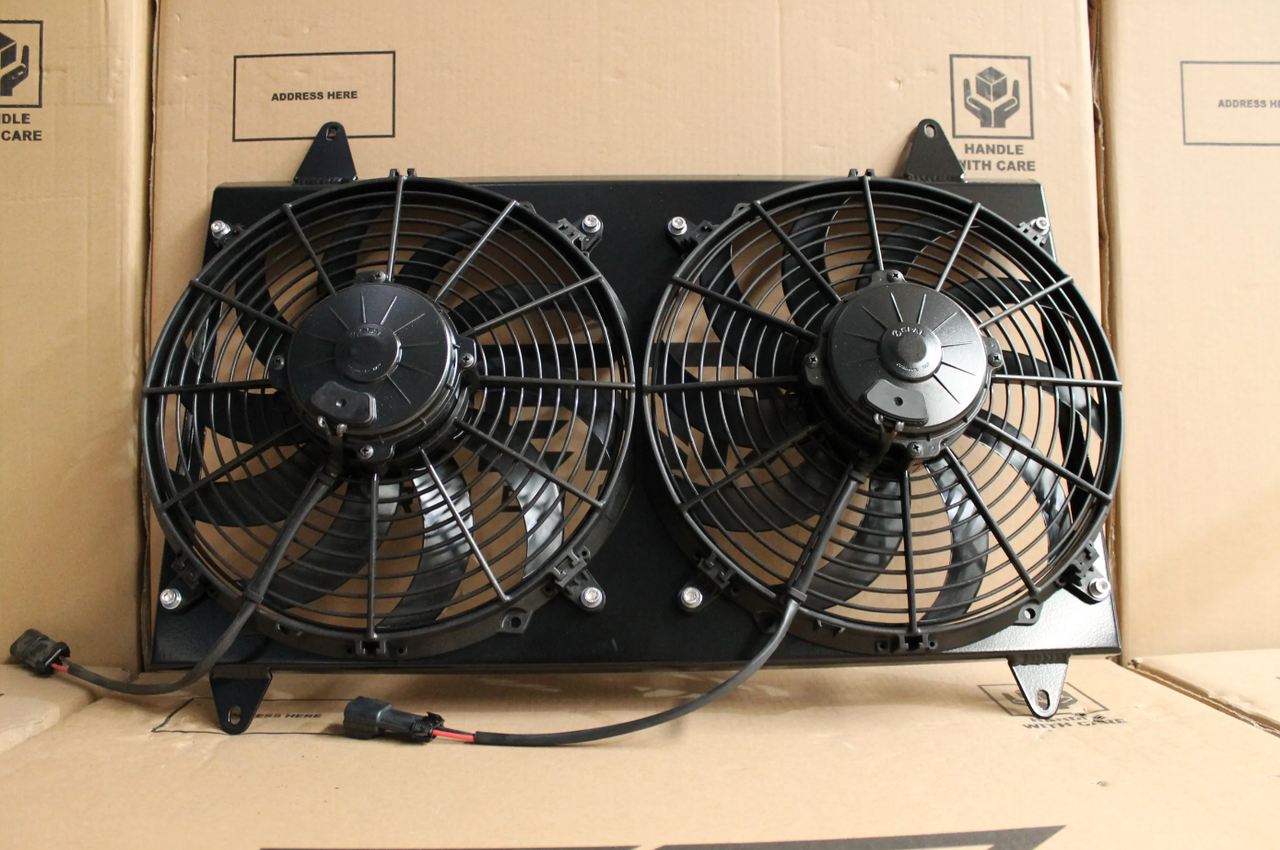 Holden Kingswood HG-HZ/Torana  LH-UC 253/308 V8 Full Alloy Performance Radiator, Custom Shroud & Spal Fans