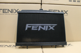Nissan Skyline R33/R34 93-02 FENIX Full Alloy Radiator & Fan Shroud Combo - Black