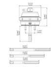 Turbosmart vIWG Vacuum Operated Internal Wastegate Actuator -6inHg - Borg Warner EFR 57mm