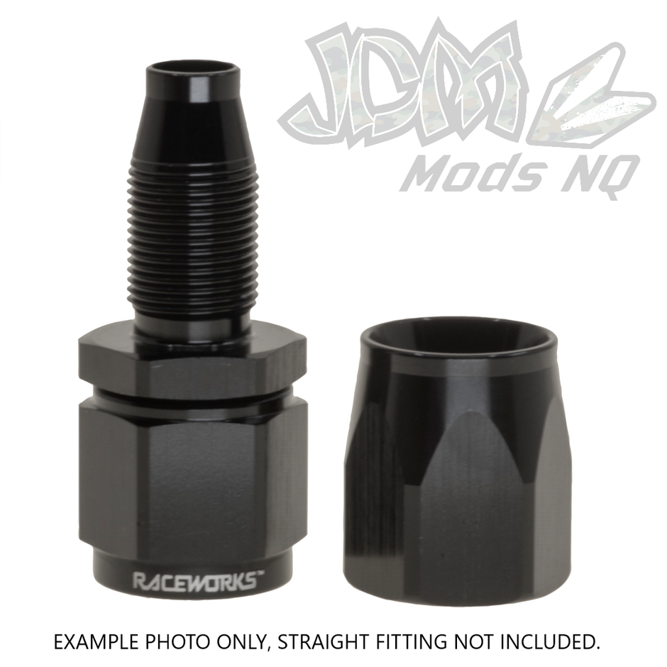 Raceworks 110 Series AN Taper Hose End Fittings 180 Degree