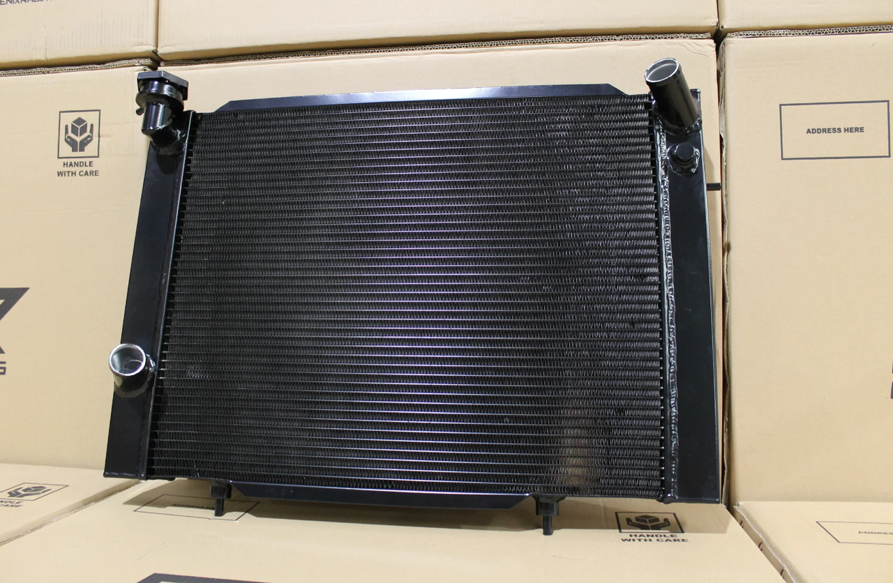 Holden VB-VC-VH-VK V8 Full Alloy Performance Radiator - Black