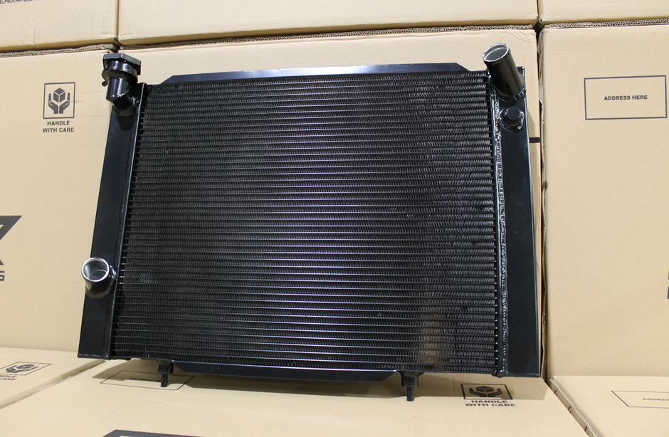 Holden VB-VC-VH-VK V8 Full Alloy Performance Radiator - Black