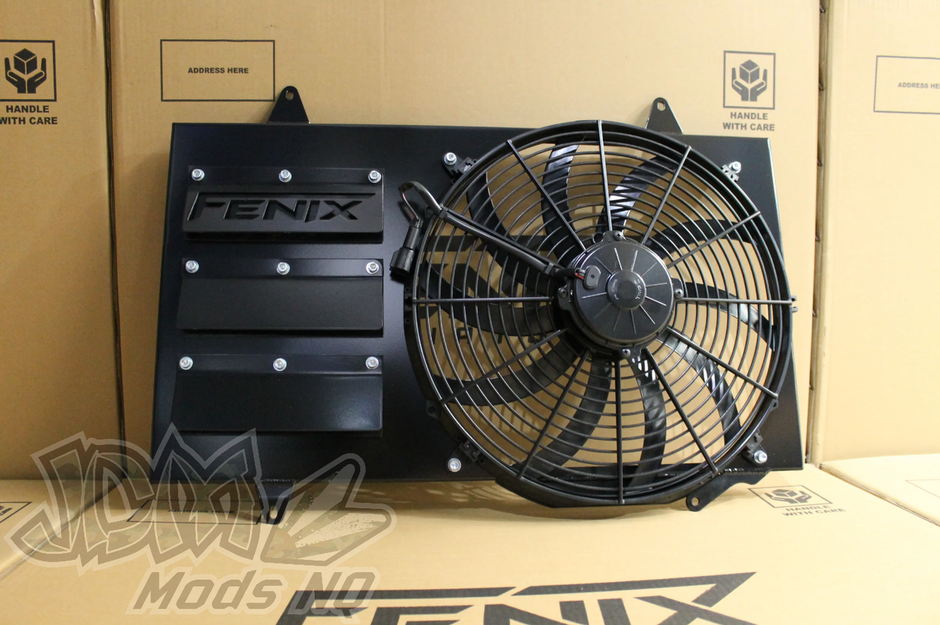 Custom Built Shroud & 16" 3000CFM Spal Fan for R32 Skyline GTS-T / GT-R