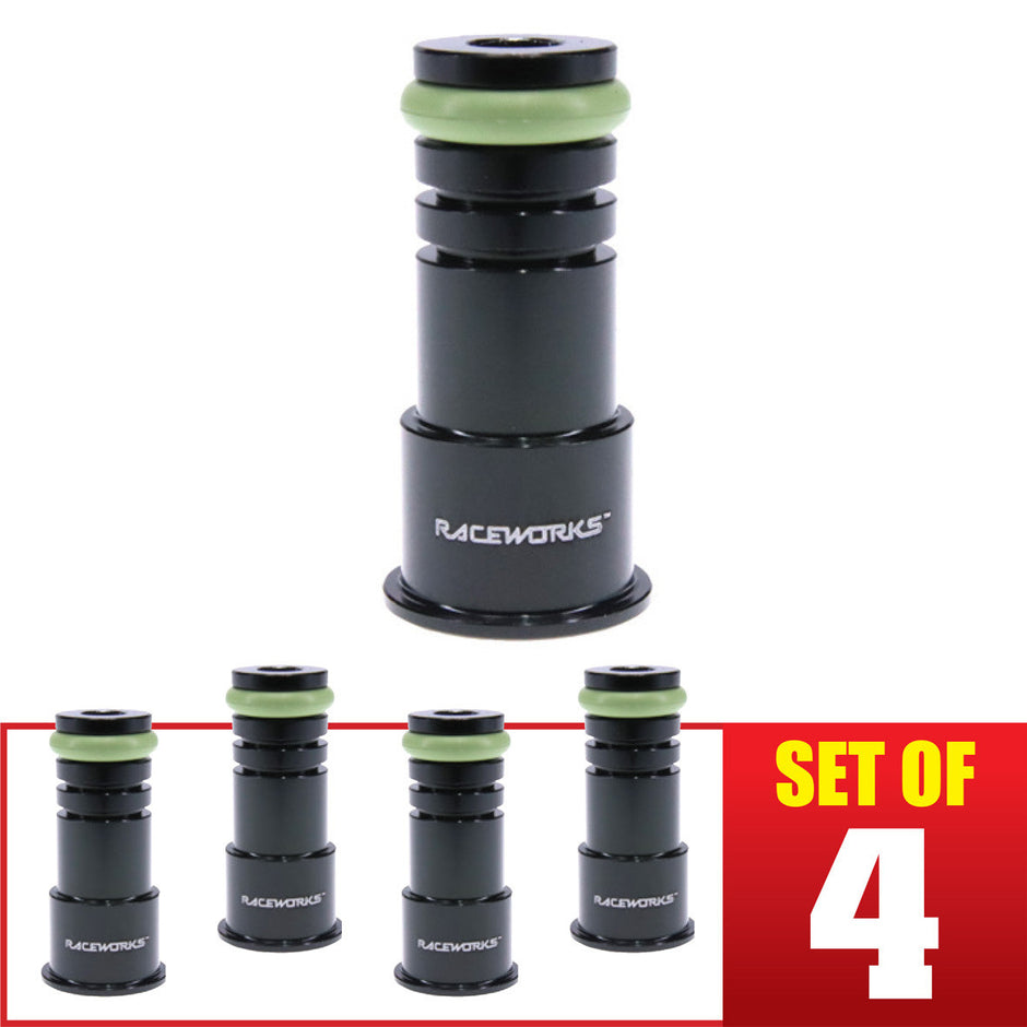 Raceworks 4pk Injector Extension Short to Full Length 14mm-14mm