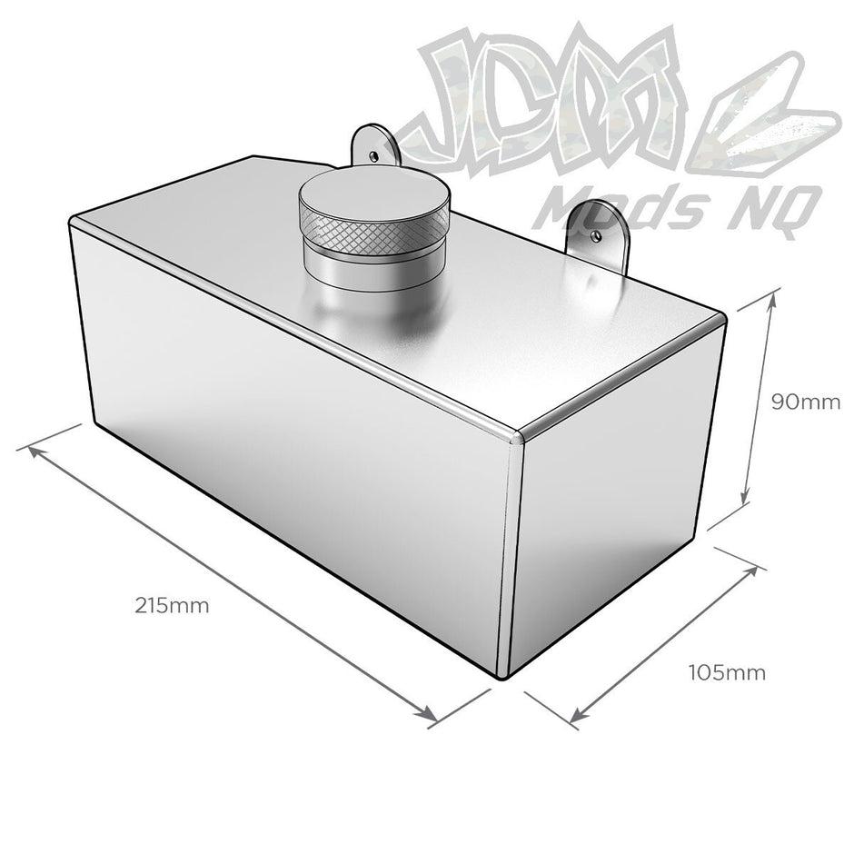 SAAS Windscreen Washer Bottle Polished Alloy HK HT HG LC LJ Universal