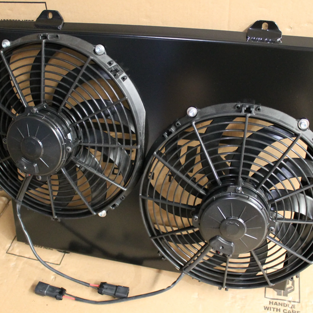 FEINX Holden VL-VN-VP-VR-VS Commodore V8 Custom Built Shroud & Twin Spal 12" Fans