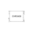 Fenix OEM Replacement Radiator for Chrysler 300C SRT-8 | CHR3458-PA40AM — radiator dimensions and hose connection diagram