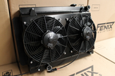 Holden Kingswood HG-HZ/Torana  LH-UC 253/308 V8 Full Alloy Performance Radiator, Custom Shroud & Spal Fans