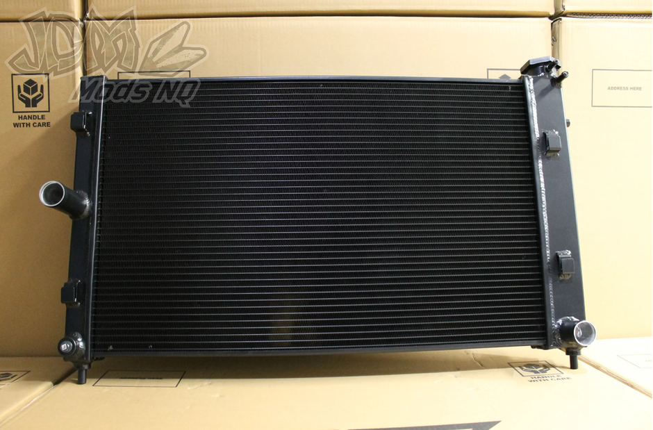 FENIX Full Alloy Radiator & Custom Single SPAL Fan Shroud - Suits All Holden VZ V8 Engines