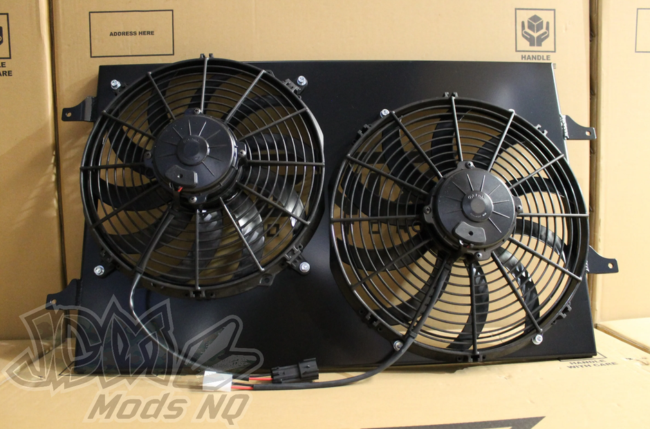 Fenix Custom Shroud & Twin Spal Fans Suits All Holden VZ V8 Engines