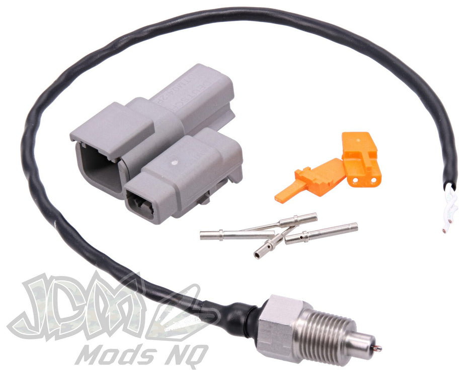 RW 1/8" NPT MOTORSPORT S/S GLASS ENCAPSULATED HIGH RANGE AIR TEMP SENSOR W/PLUG AND PINS