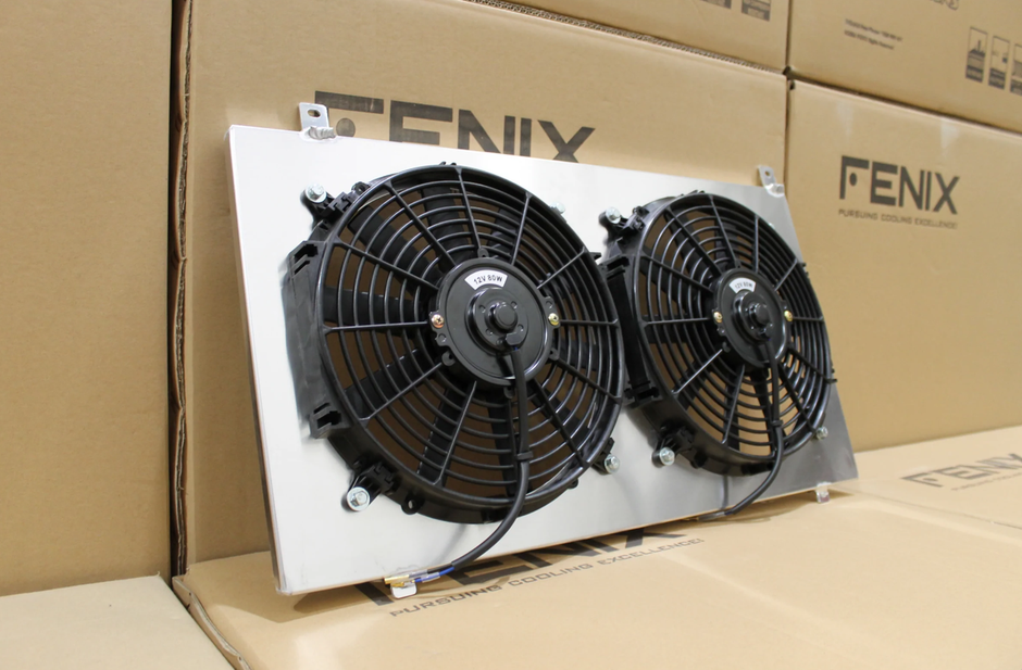 Fan Shroud & Fans for Toyota MX83 Cressida