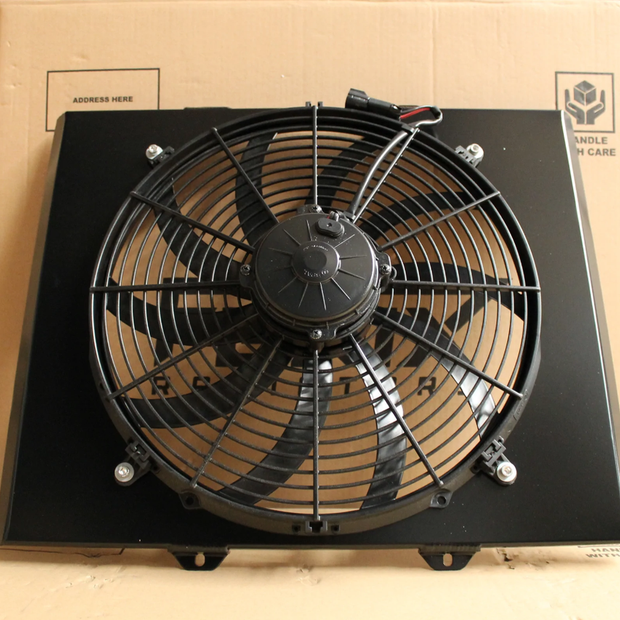 Holden VB-VC-VH-VK V8 Custom Shroud & 16" Spal 3000CFM Fan