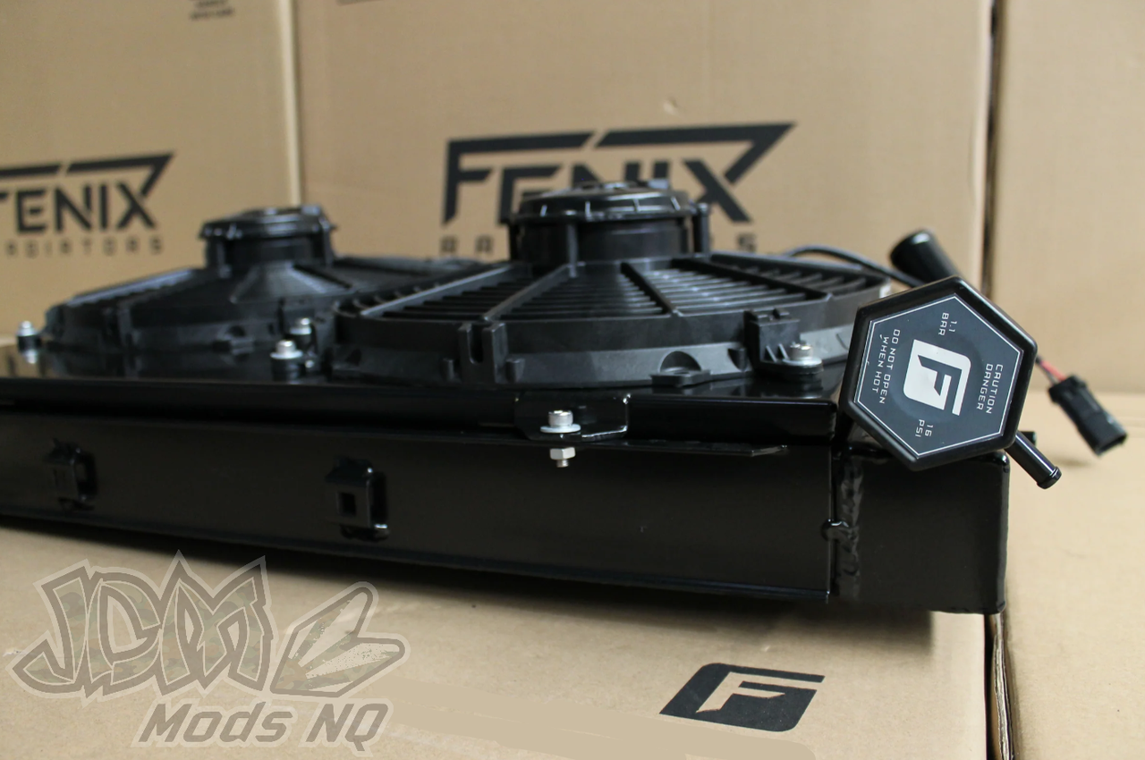 Alloy Radiator & Twin SPAL 12