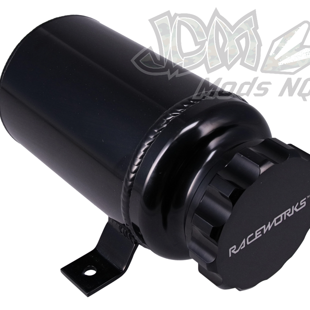 Raceworks 1L Black Round Washer Tank With Pump ALY-222BK