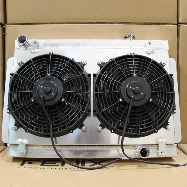 Holden Kingswood HQ-HZ/Torana LH-LX Chev V8 Full Alloy Performance Radiator & Fan Shroud Kit