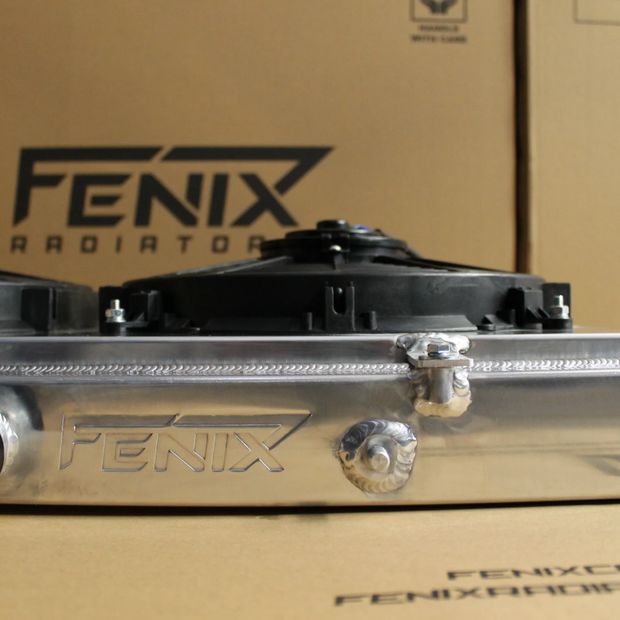 Nissan S13 Silvia / 180SX CA18DET Full Alloy Performance Radiator & Fan Shroud Kit GEN II