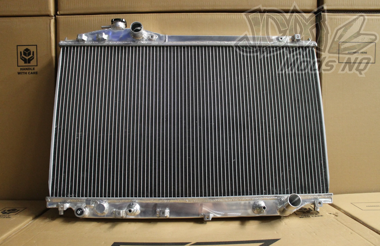 Full Alloy Performance Radiator & Fan Shroud Kit For Toyota Soarer JZZ30R JZZ31R