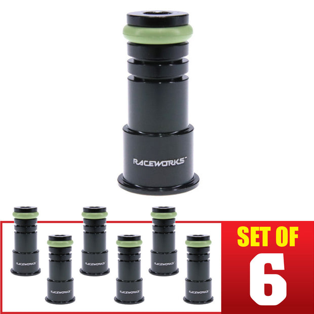 Raceworks 6pk Injector Extension Short to Full Length 14mm-14mm