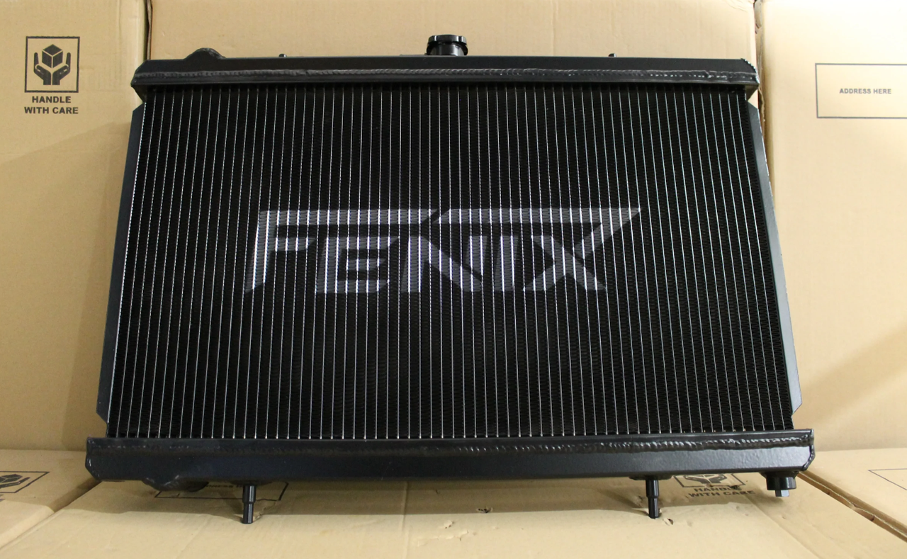 Nissan S13 Silvia / 180SX CA18DET Full Alloy Performance Radiator GEN II - Black
