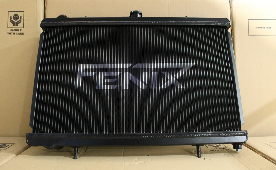 Nissan S13 Silvia / 180SX CA18DET Full Alloy Performance Radiator GEN II - Black