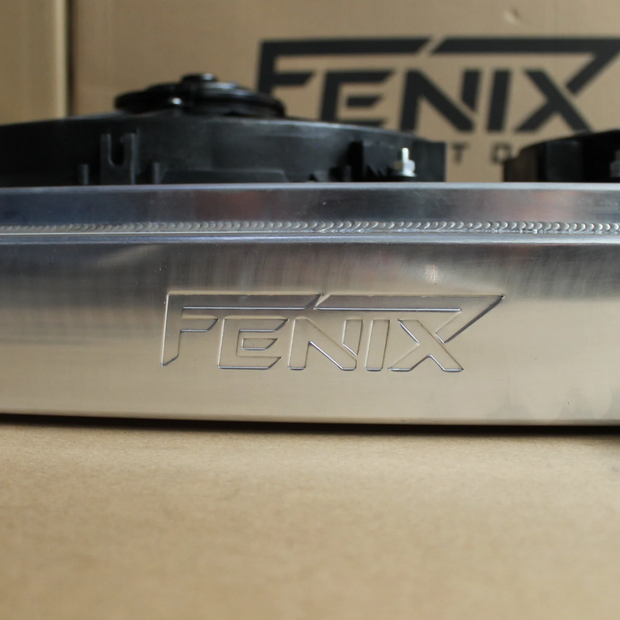 Toyota JZX100/110 Mk II JZX100 Cresta/Chaser Full Alloy Radiator & Fan Shroud Kit - Polished