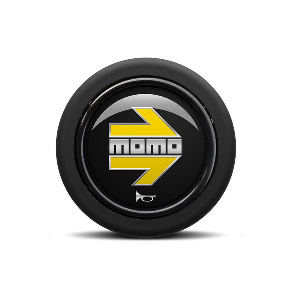 MOMO ARROW POLISHED BLACK (ROUND LIP) HORN BUTTONS