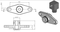 Turbosmart Fuel Rail Adaptor Suits Subaru (STI) TS-0402-1013