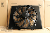 FENIX Holden VB-VC-VH-VK Commodore v8 Full Alloy Manual Radiator, Custom Built Shroud & 16