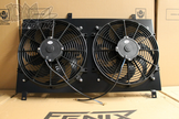 Fenix Full Alloy Performance Radiator & Fan Shroud Kit For Toyota Soarer JZZ30R JZZ31R-1