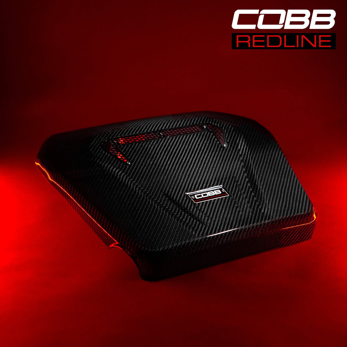COBB Redline Carbon Fibre Engine Cover - Audi A3, S3 8V/VW Golf GTI & R Mk7, Mk8/ Tiguan R 22+