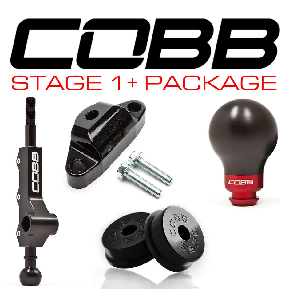 COBB Stage 1+ Drivetrain Package w/Weighted Knob - Subaru WRX 08-14/Forester 06-08/Liberty 04-09 (5 Speed)