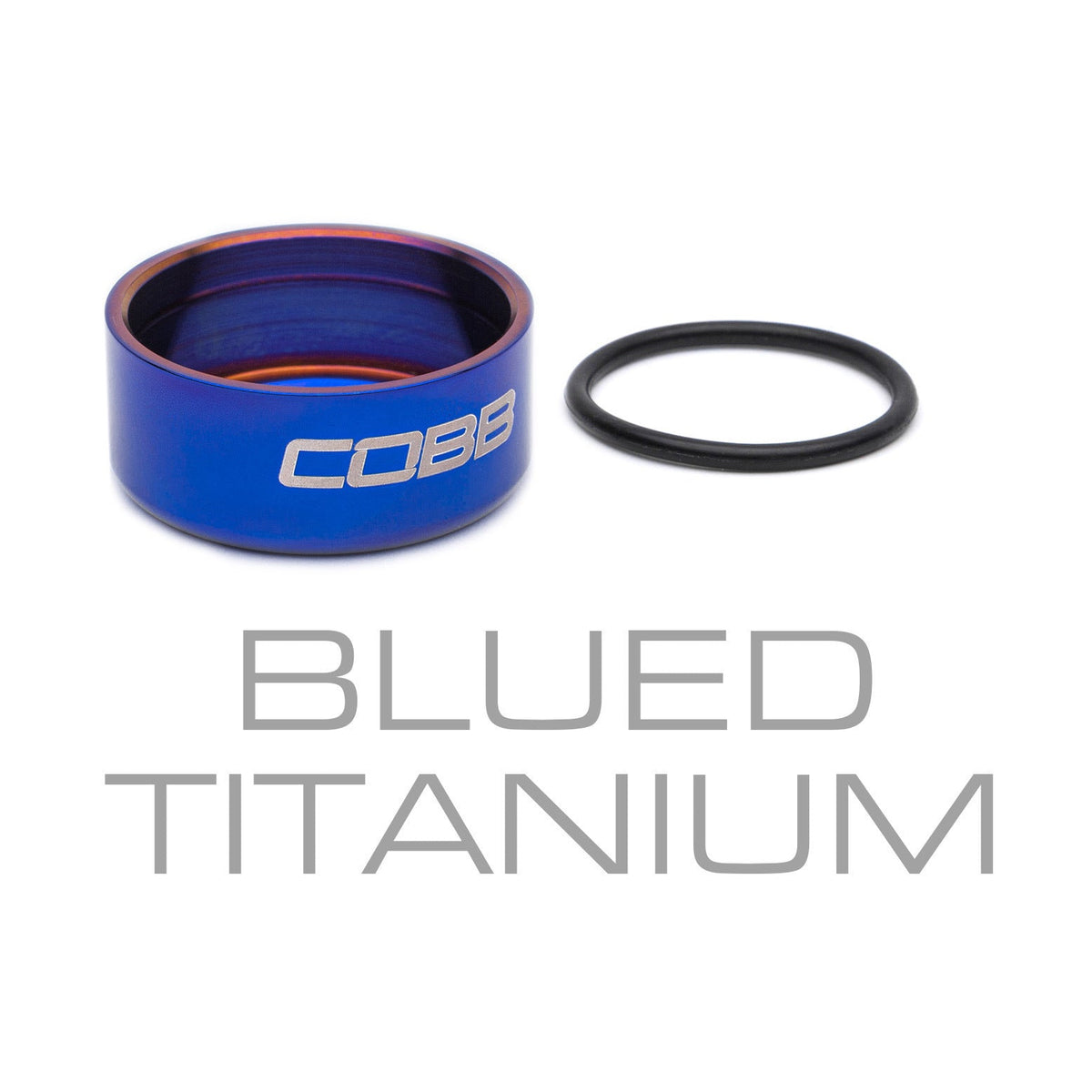 COBB Trim Ring for Weighted Shift Knobs - Subaru WRX/STI/FXT/LGT/BRZ/Toyota 86 — Blue Titanium — view 10