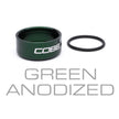 COBB Trim Ring for Weighted Shift Knobs - Subaru WRX/STI/FXT/LGT/BRZ/Toyota 86 — Green — view 11