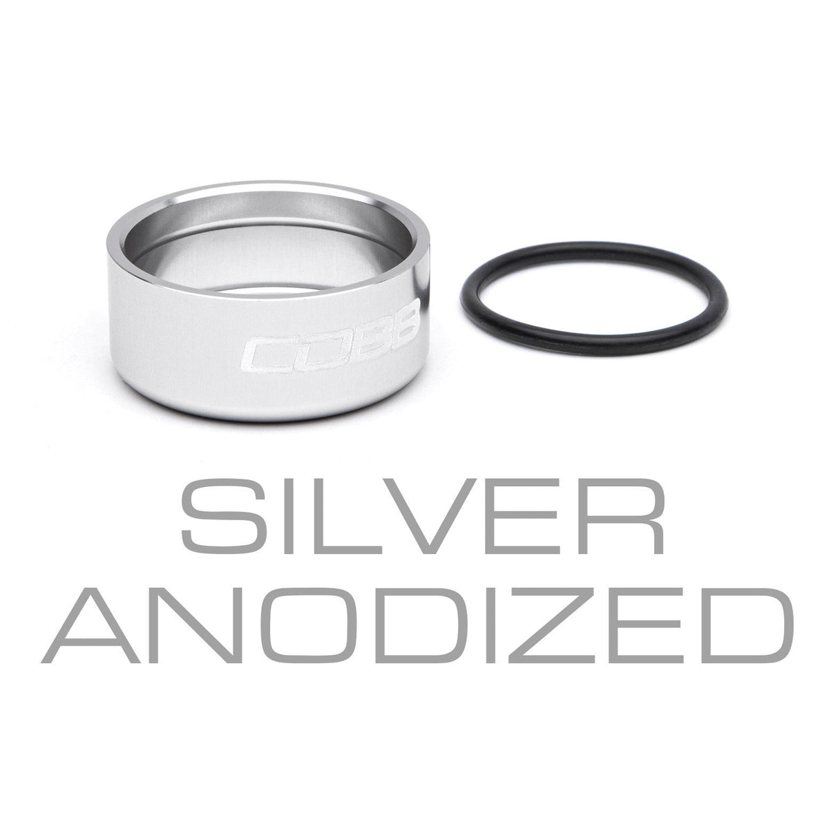 COBB Trim Ring for Weighted Shift Knobs - Subaru WRX/STI/FXT/LGT/BRZ/Toyota 86 — Silver — view 12