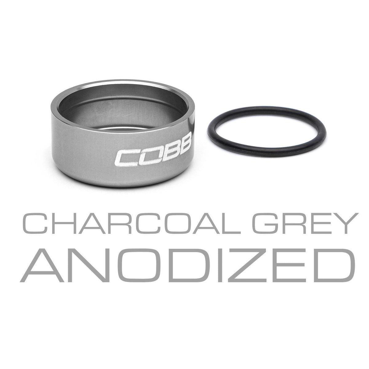 COBB Trim Ring for Weighted Shift Knobs - Subaru WRX/STI/FXT/LGT/BRZ/Toyota 86 — Charcoal Grey — view 9