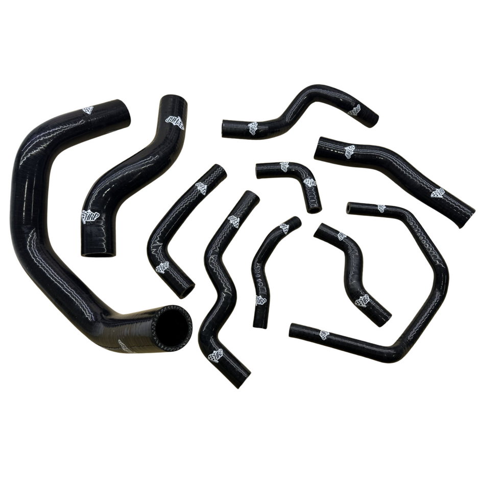 HRP KL-1218 black silicone radiator hose kit for Nissan Silvia S13 S14 S15 SR20DET