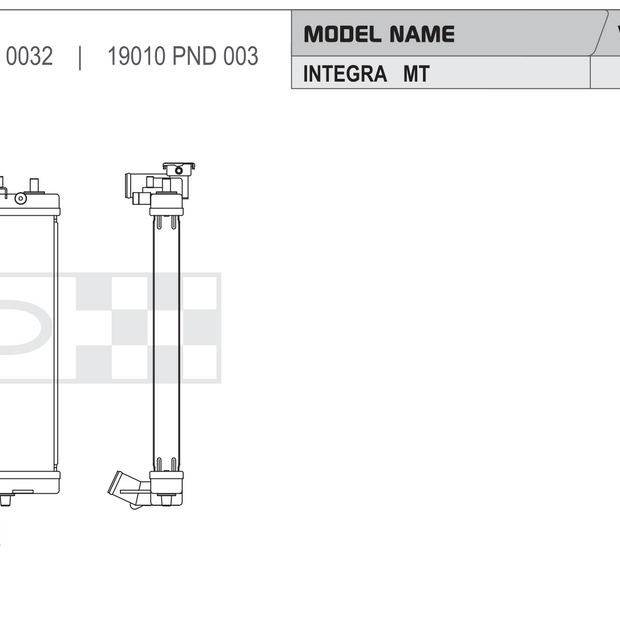 Koyorad Performance Radiator: Honda / Acura Integra DC2 K-Series Swap 1994-2001