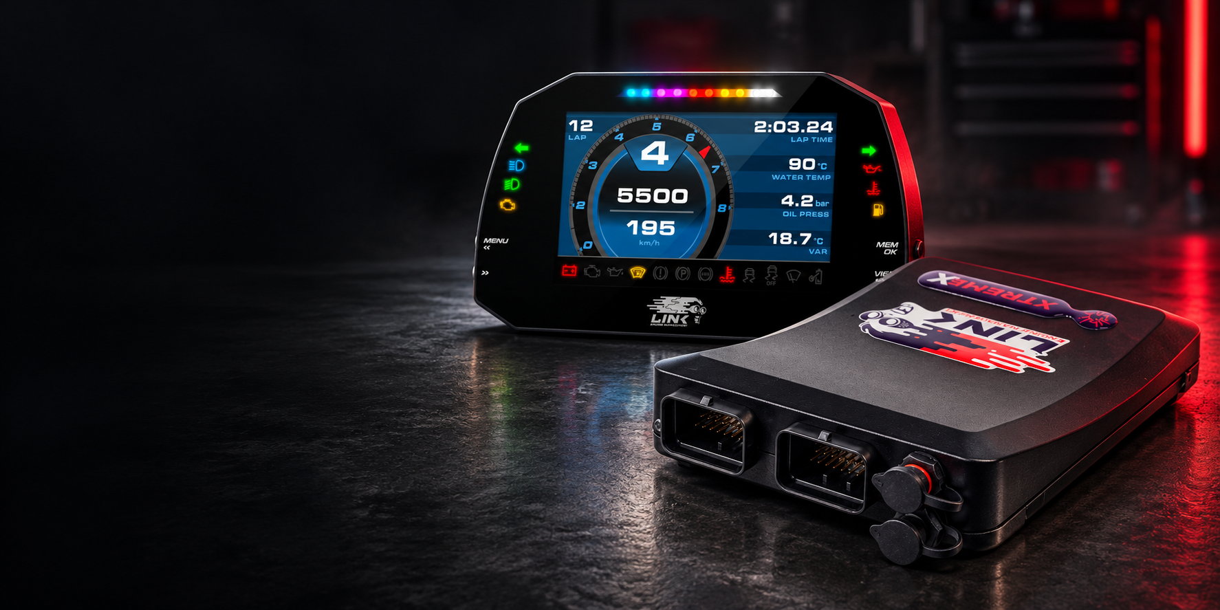 Link ECU and digital dash range for JDM Mods NQ