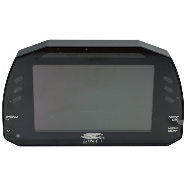 Link AIM MXS 5" Dash - LinkECU Strada Race Edition 100-0169 – alternative display layout and enclosure view