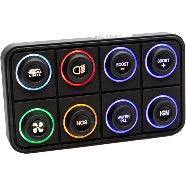 Link CAN Keypad 8 button 101-0237 – button legends with illumination