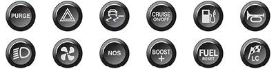 Link CAN Keypad Insert 15 mm – example button legends