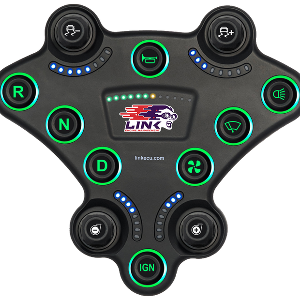 Link RACEPAD - Steering Wheel CAN Keypad 101-0332 – unlit button legends