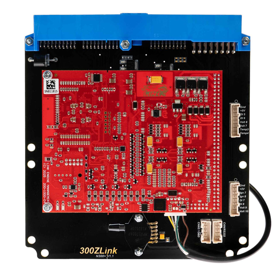 Link G4X N300X Plug-In ECU (Nissan 300ZX Z32) 213-4000 – top circuit board view