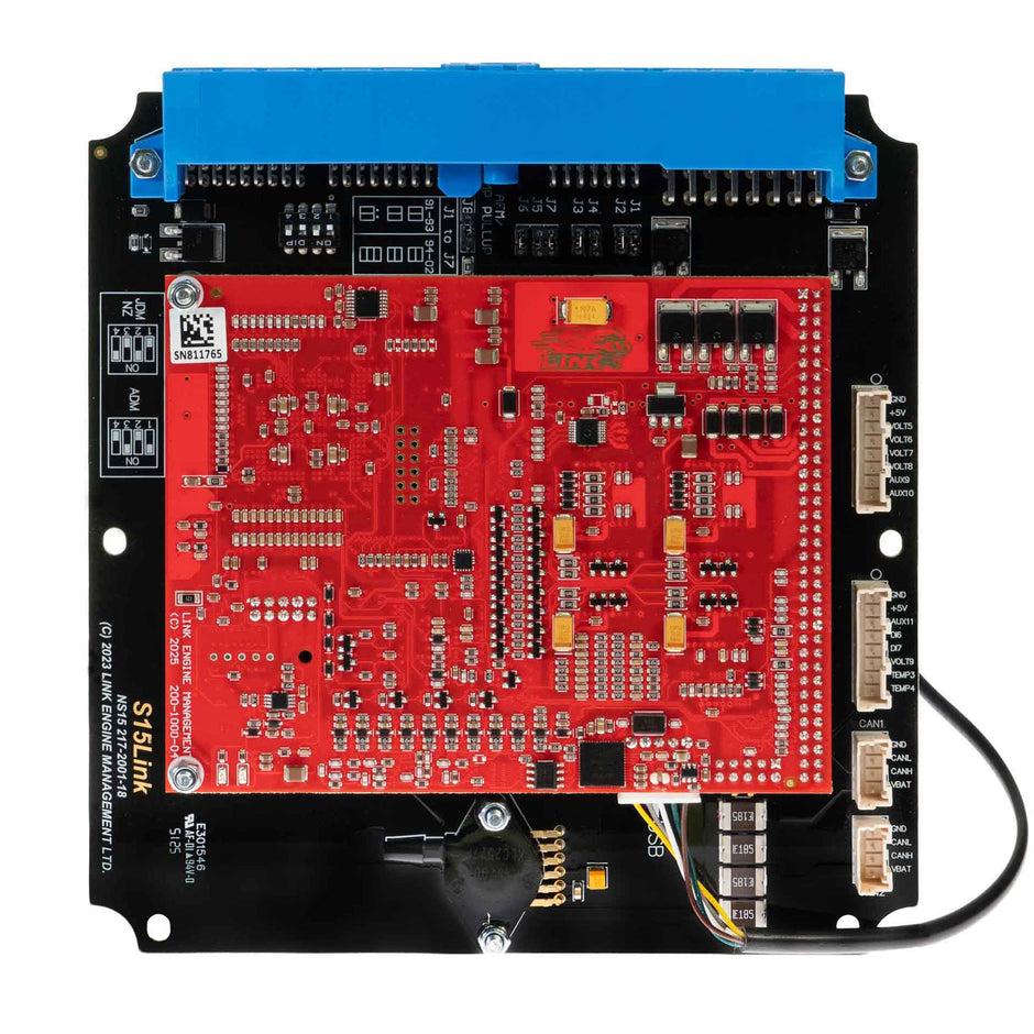 Link G4X NS15X Plug-In ECU (Nissan S13-15, E-Throttle) 217-4100 – top circuit board view
