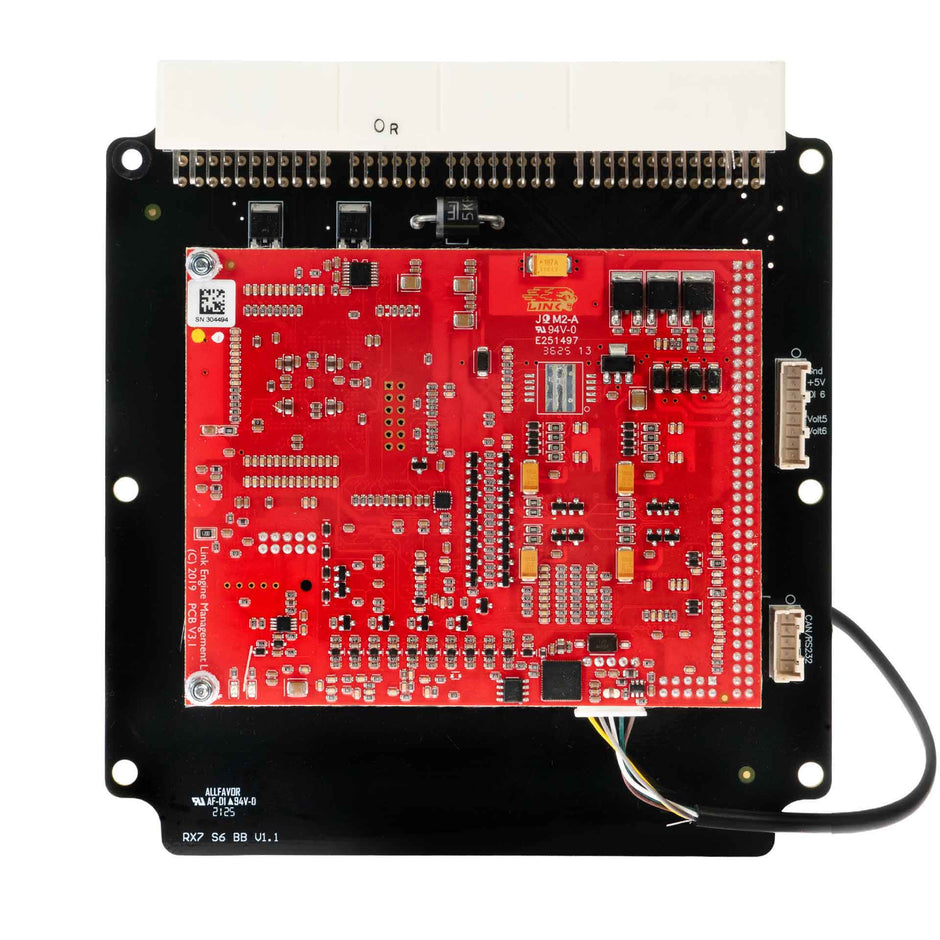 Link G4X RX7S6X Plug-In ECU (Mazda RX-7 Series 6) 218-4000 – top circuit board view