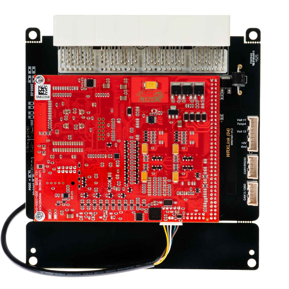 Link G4X WRX104X Plug-In ECU (Subaru WRX & STI V10, 2004-06) 224-4000 – top circuit board view
