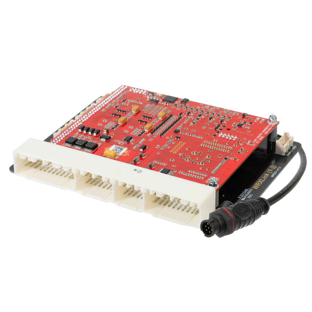 Link G4X WRX2X Plug-In ECU (Subaru WRX & STI V1-2) 226-4000 – angled circuit board and factory connector view